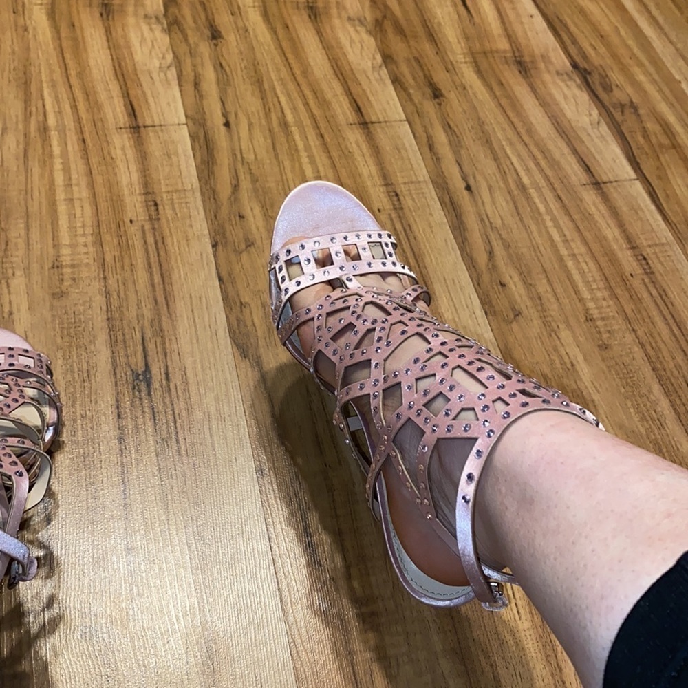 Betsy Johnson SB-Carat heels Pink 9 1/2 - Picture 14 of 15